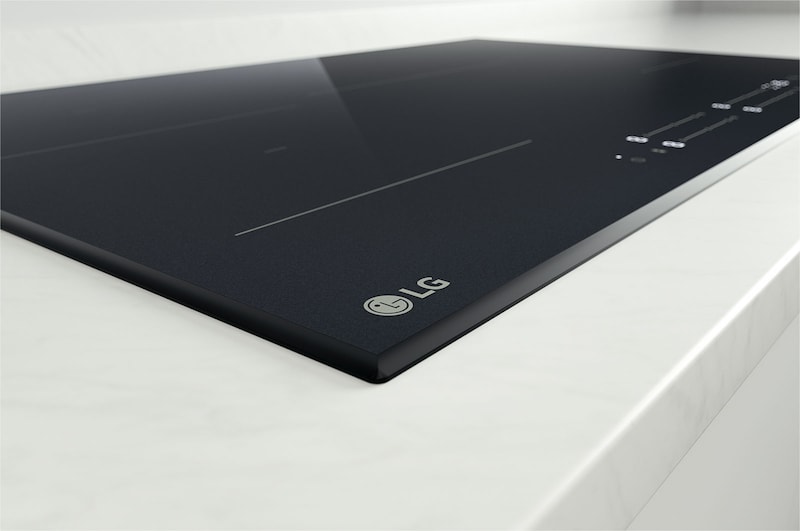 LG 80cm Induction Cooktop, 4 Cook Zones, 1 Flexi, BCI807T4BG