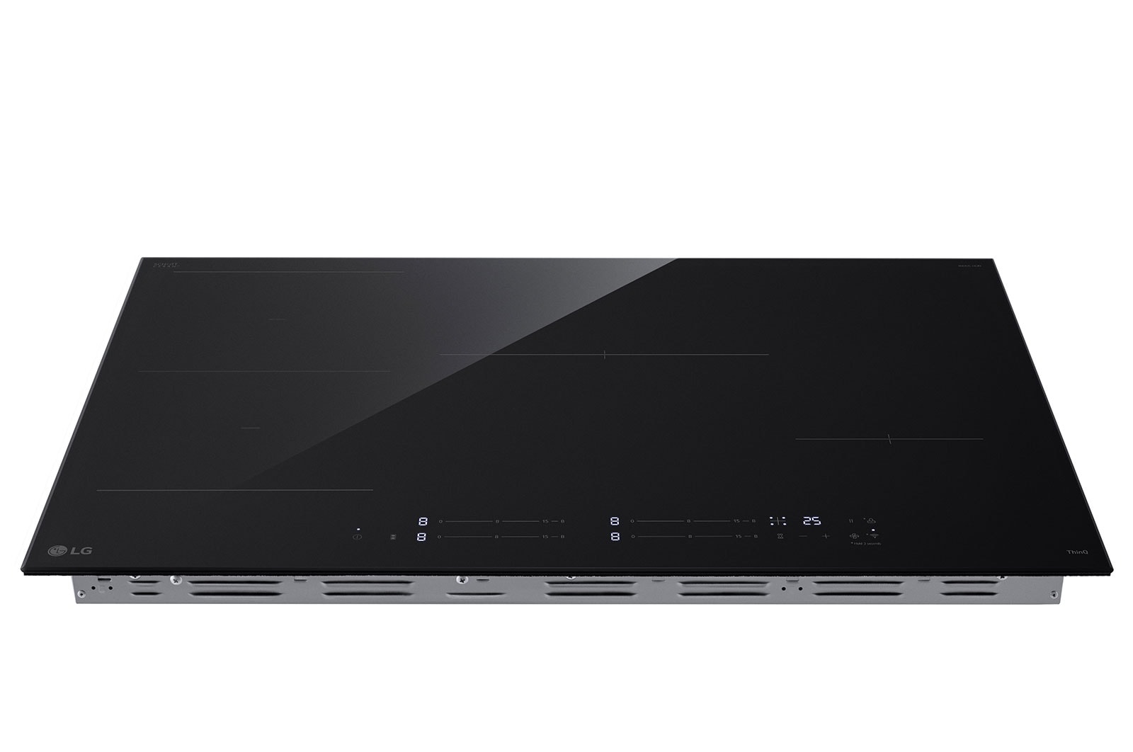 LG 80cm Induction Cooktop, 4 Cook Zones, 1 Flexi, BCI807T4BG