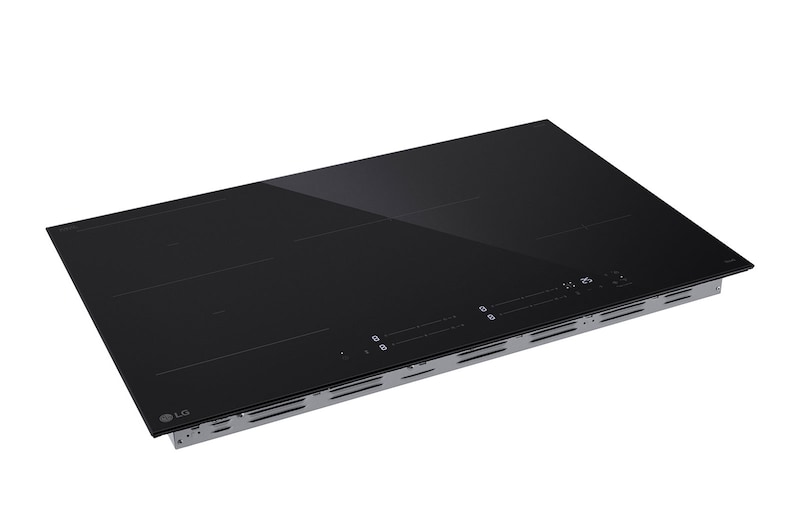 LG 80cm Induction Cooktop, 4 Cook Zones, 1 Flexi, BCI807T4BG