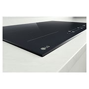 LG 80cm Induction Cooktop, 4 Cook Zones, 1 Flexi, BCI807T4BG