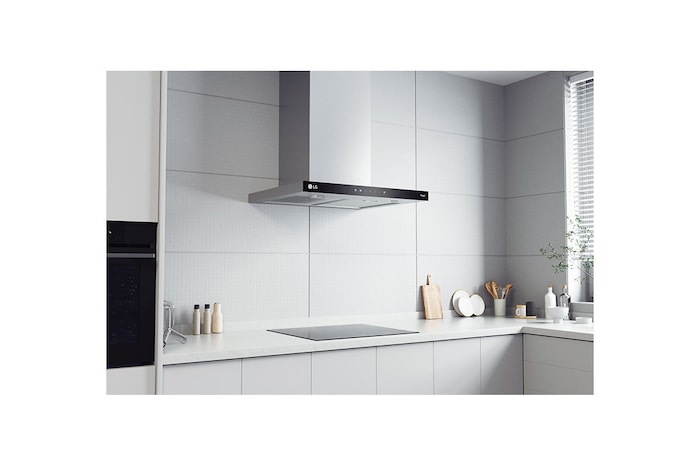LG 60cm T-Shape Rangehood with ThinQ® Auto, BWH607T3S