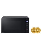 Front view of a compact NeoChef microwave MS2036NDB, a slim microwave design with 20L capacity, perfect for any kitchens.