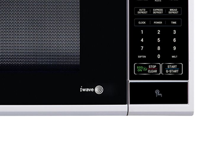 LG 25L White Round Cavity Microwave Oven, MS2540SR