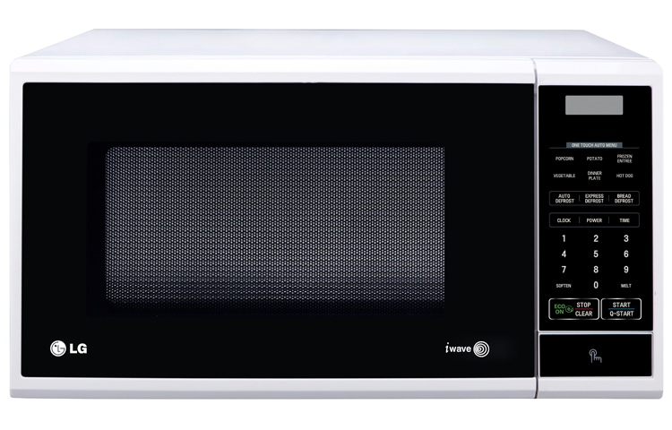LG MS2540SR - 25L White Round Cavity Microwave Oven