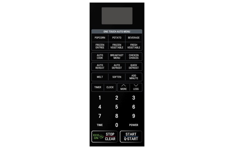 LG 38L Black Round Cavity Microwave Oven, MS3840SRB