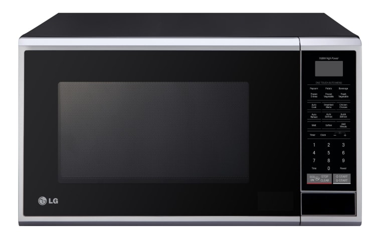 Front view of 40L Black Rounded Corner Cavity Microwave Oven MS4040SRB