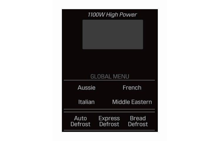 LG 40L White Rounded Corner Cavity Microwave Oven , MS4042GR