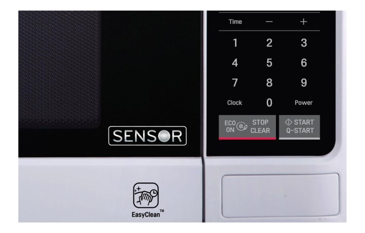 LG 40L White Rounded Corner Cavity Microwave Oven with Auto Sensor Cooking, MS4042GRS