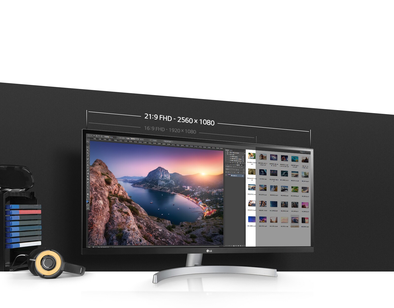 ま*き様 LG モニター ディスプレイ 29WK600-W 29インチ LG 29'' Class 21:9 UltraWide® Full HD IPS LED Monitor with