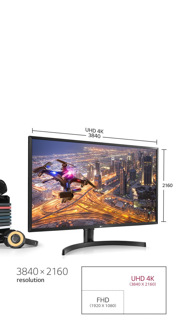 32” Class UHD 4K Monitor - 32UK550-B | LG AU