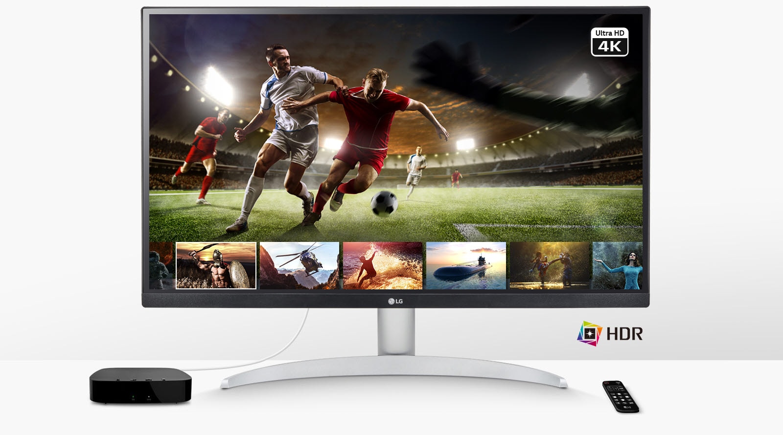 Streaming 4K HDR content on 27UP600K-W.