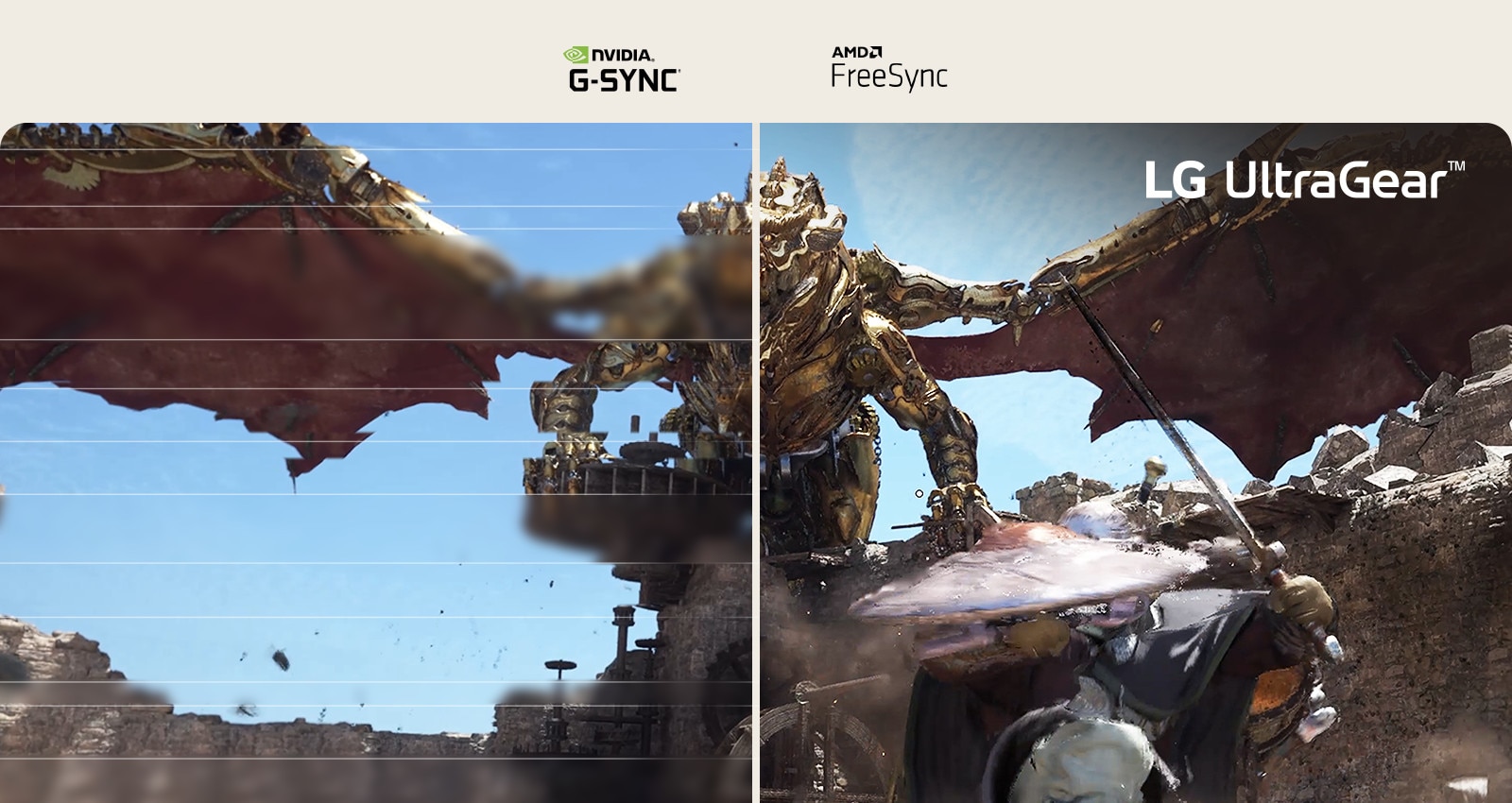 Sync technology comparison image.