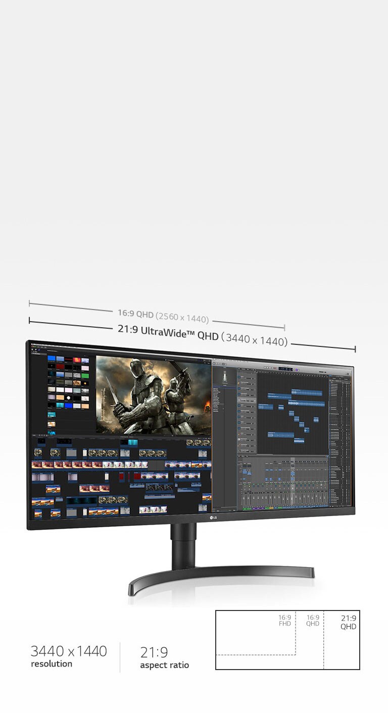 LG 34型QHDウルトラワイド IPS液晶 34WN750-B  2020年製 公式】 LG 21:9 ウルトラワイドモニター - 34WN750-B | LG JP