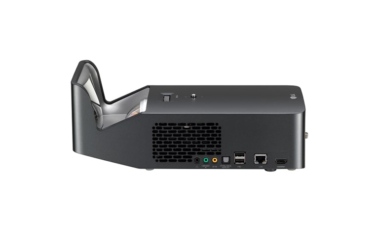 LG Ultra Short Throw 1,000 Lumen LED Home Theatre Projector with DLP High Contrast Ratio, PF1000UW