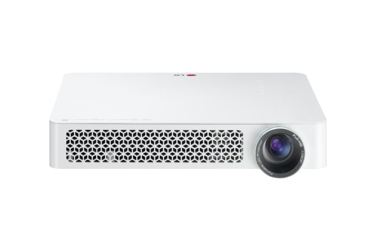 Front view of Compact Projector with full high definition PF80G