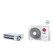 Front view of the 2.5kW Ducted Air Conditioning System, White, UBN25L5-UU25WR2