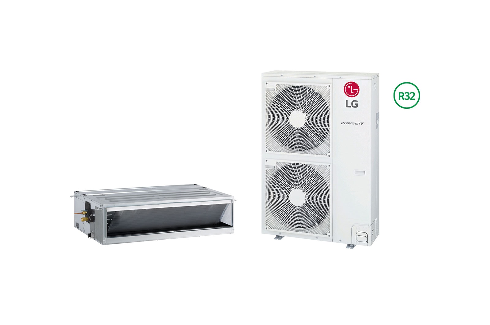Front view of Ducted System - Slim Ducted 12.3kW (Cooling) | UMN125M2_ UU125WR2 UMN125M2-UU125WR2