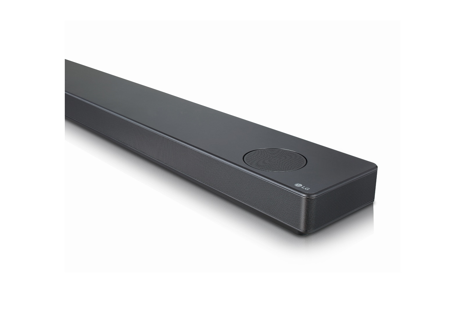 Front view of LG SL10YG, 570W, 5.1.2ch with Meridian &amp; Dolby Atmos® Soundbar SL10YG
