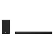 Front view of LG SN8YG, 440W, 3.1.2ch with Meridian &amp; Dolby Atmos® Soundbar SN8YG