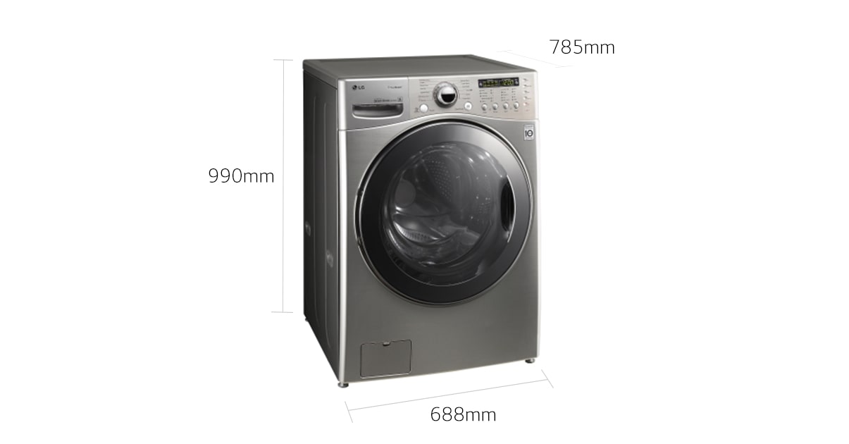 15kg 7.5kg Front Load Washer Dryer Combo with TrueSteam WD12595FD6 LG AU
