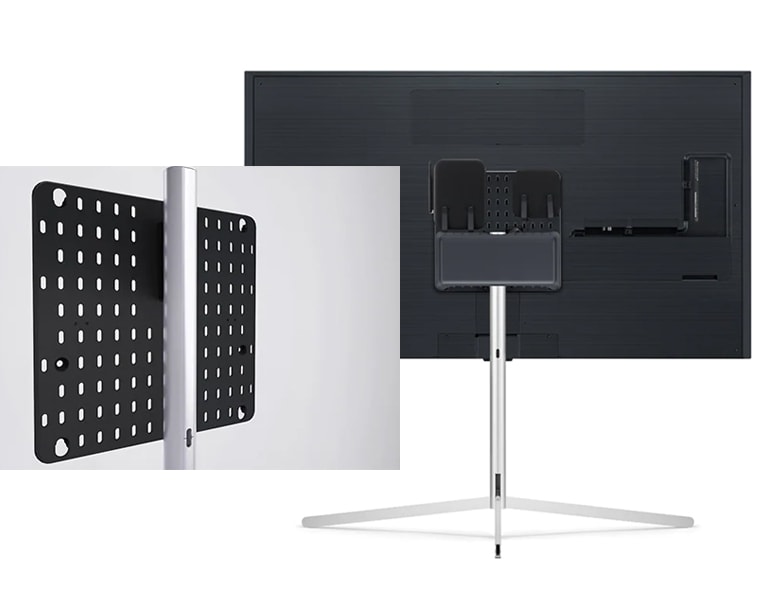 This is an image of the companion bracket and cable management.