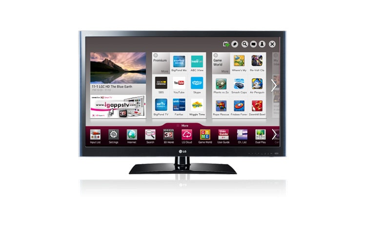 Front view of 42&#34; (106cm) Full HD LED LCD TV 42LV5500