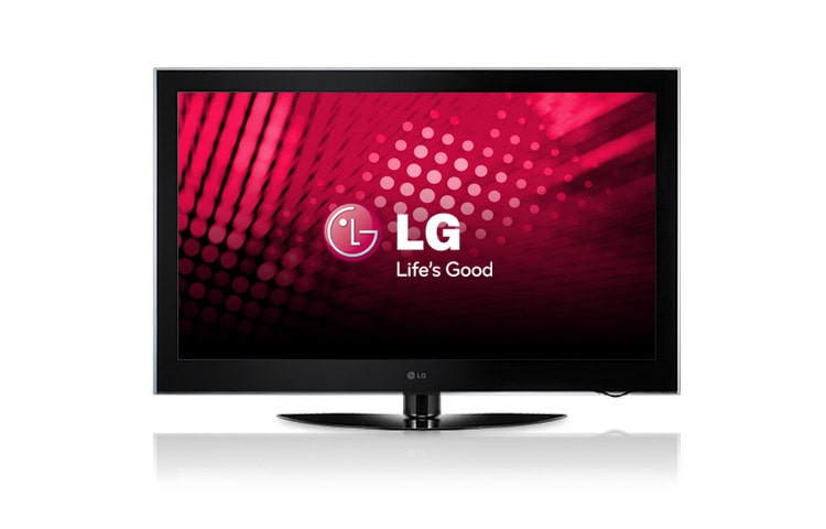 Front view of 42&#34; Frameless Plasma TV with built-in HD Tuner 42PQ60D