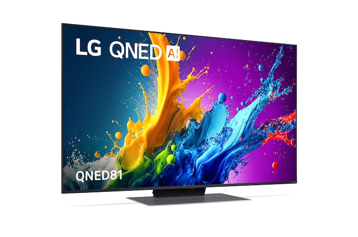 LG 43 inch LG QNED81 4K Smart TV, 43QNED81TSA