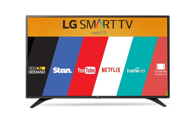 Front view of 32inch FULL HD SMART TV with webOS  32LH604T