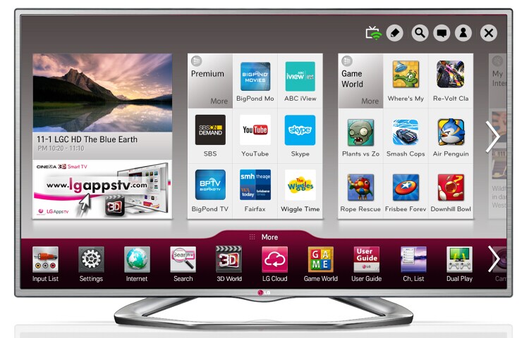 LG 50LA6230 - 50" (126cm) Full HD Smart 3D LED LCD TV