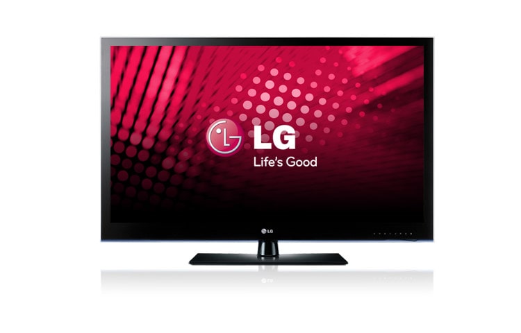 Front view of 50&#34; (127cm) HD Plasma TV with Built In HD Tuner 50PJ650
