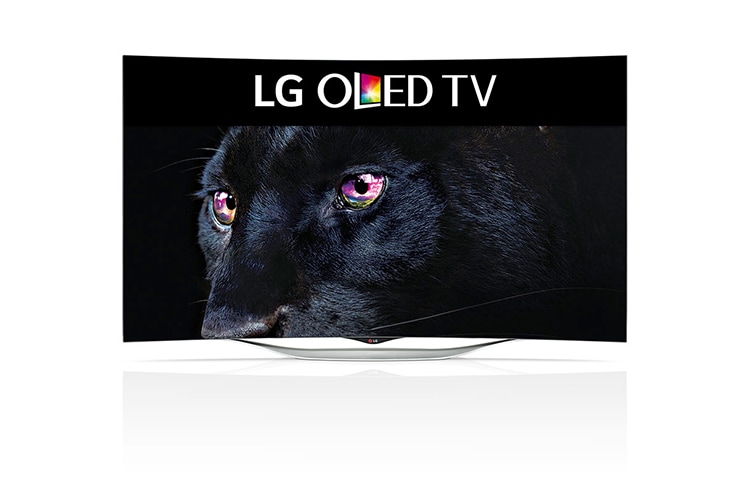 Front view of 55” (139cm) CURVED OLED TV 55EC930T