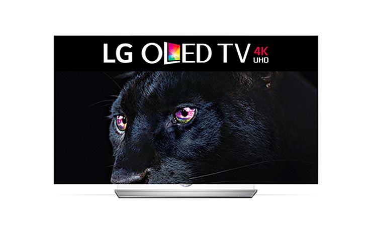 Front view of 55 inch LG OLED TV - 4K UHD 55EF950T