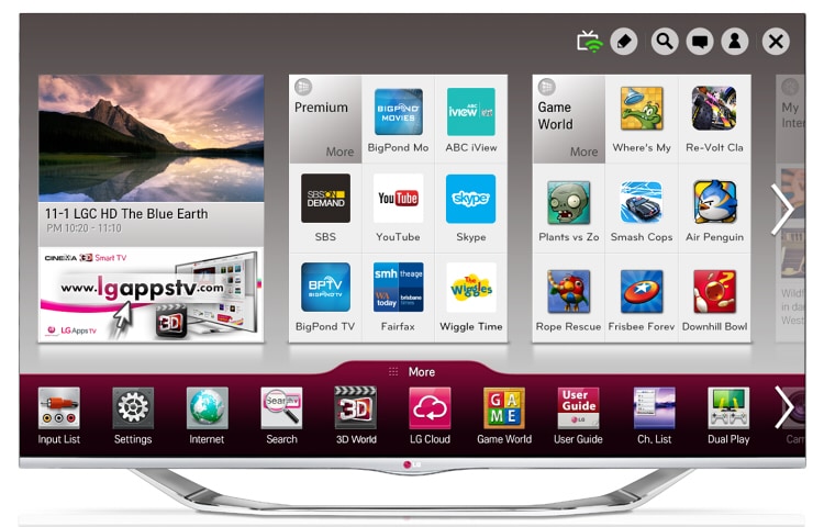 LG 55LA7400 - 55" (139cm) FULL HD SMART 3D LED LCD TV