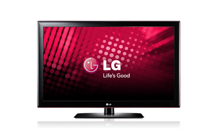 Front view of 55&#34; (139cm) Full HD LCD TV with Built In HD Tuner 55LD650