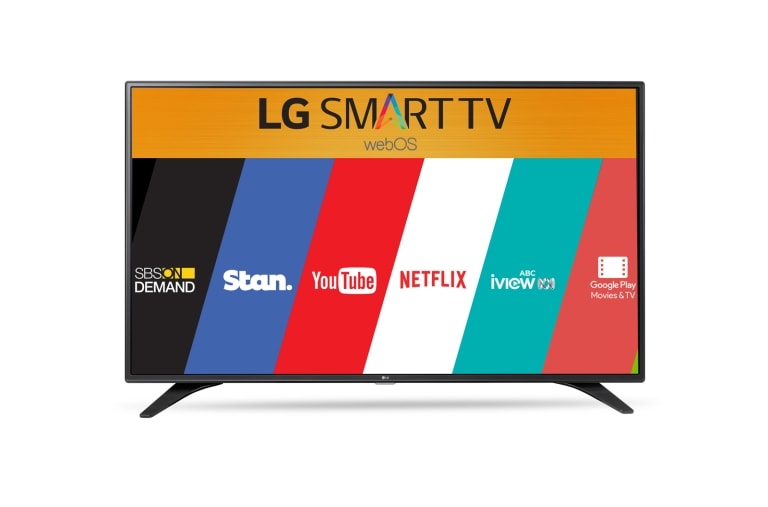 Front view of 55 inch Full HD Smart TV 55LH600T