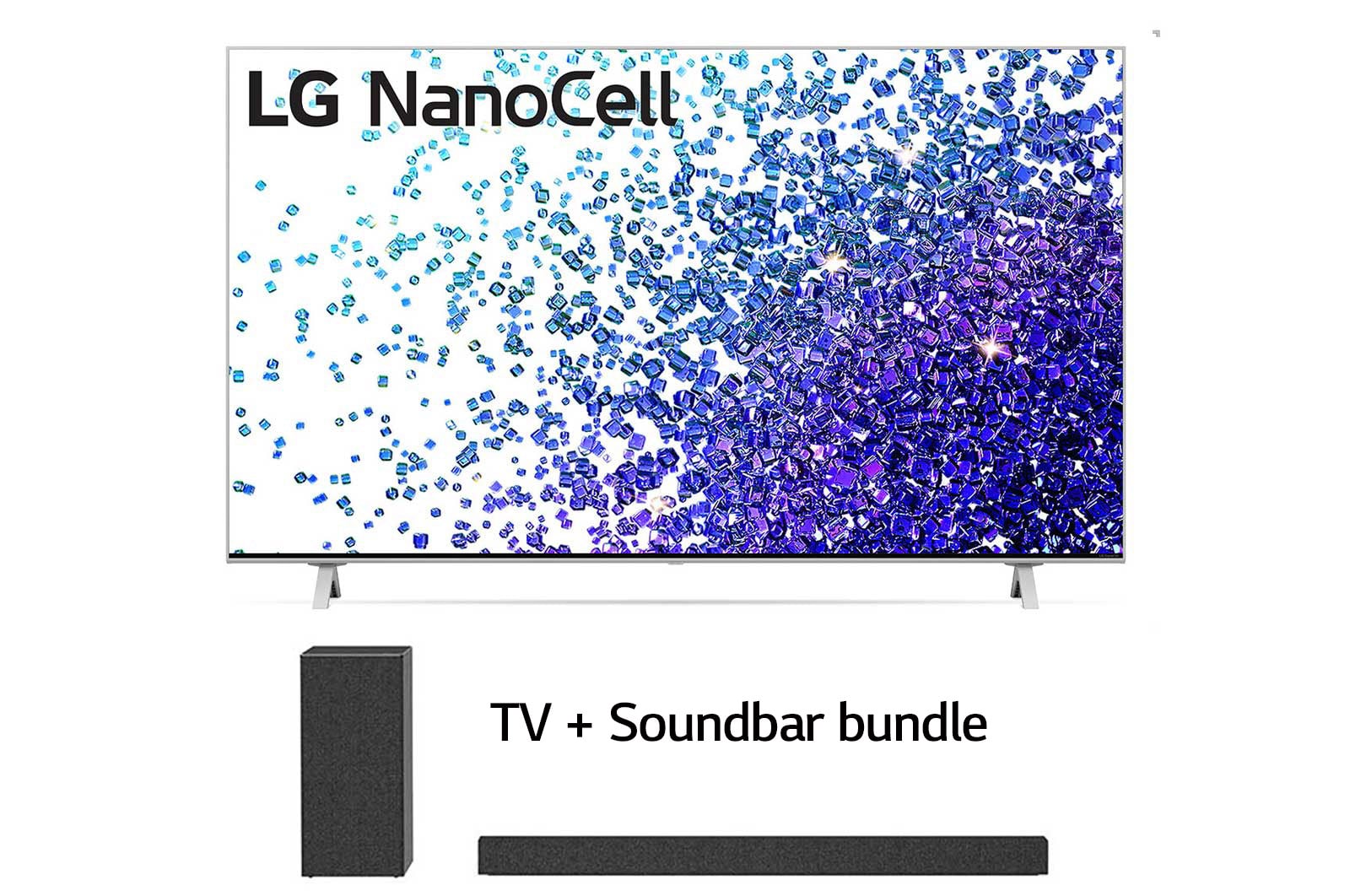 LG TV 55NANO77 & Soundbar SP60Y Bundle Offer, 55NANO77SP6