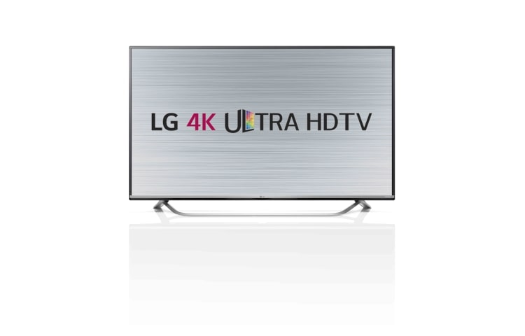 Front view of 55” (139cm) 4K ULTRA HD webOS 2.0 SMART TV&#43; 55UF770T