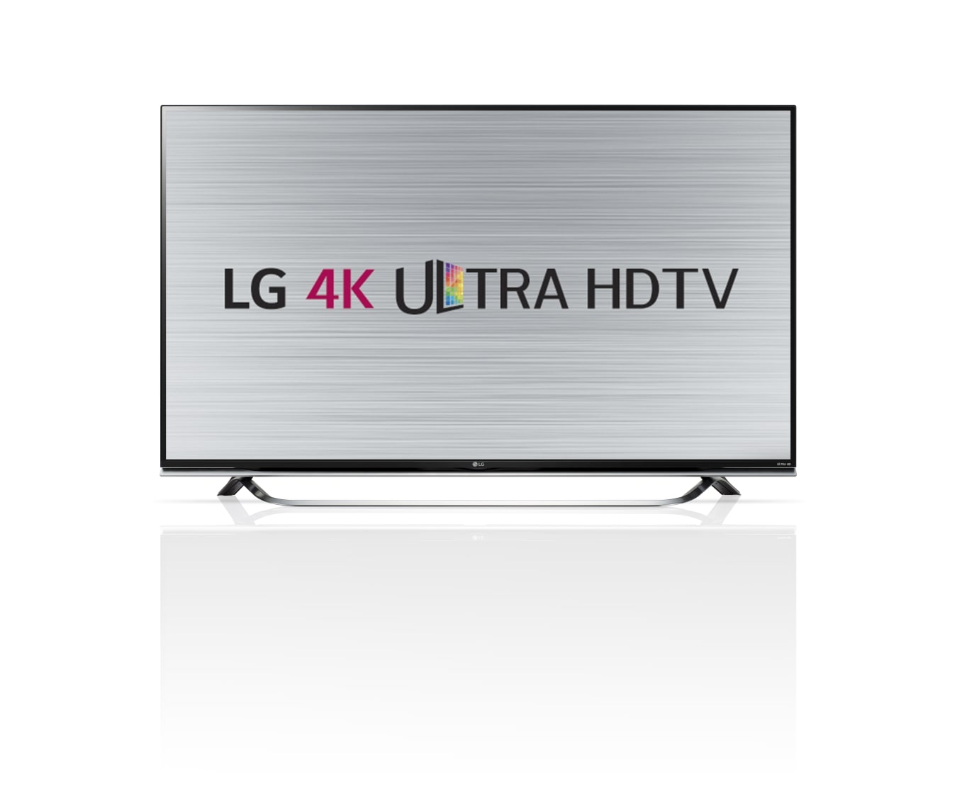 Front view of 55” (139cm) 4K ULTRA HD webOS 2.0 SMART TV&#43; 55UF850T
