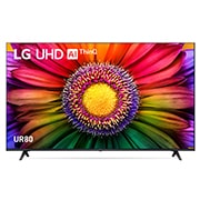 LG UHD TV UR80 55 inch 4K Smart TV with Al Sound Pro, 55UR8050PSB