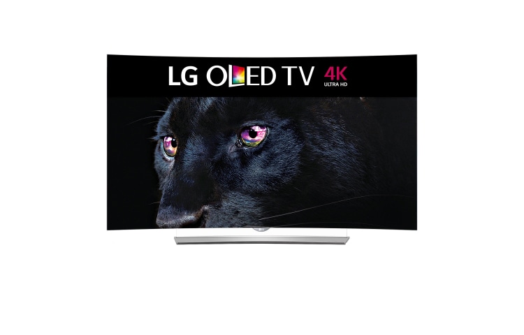 Front view of 4K Ultra HD OLED TV - 65 inch Curved 65EG960T