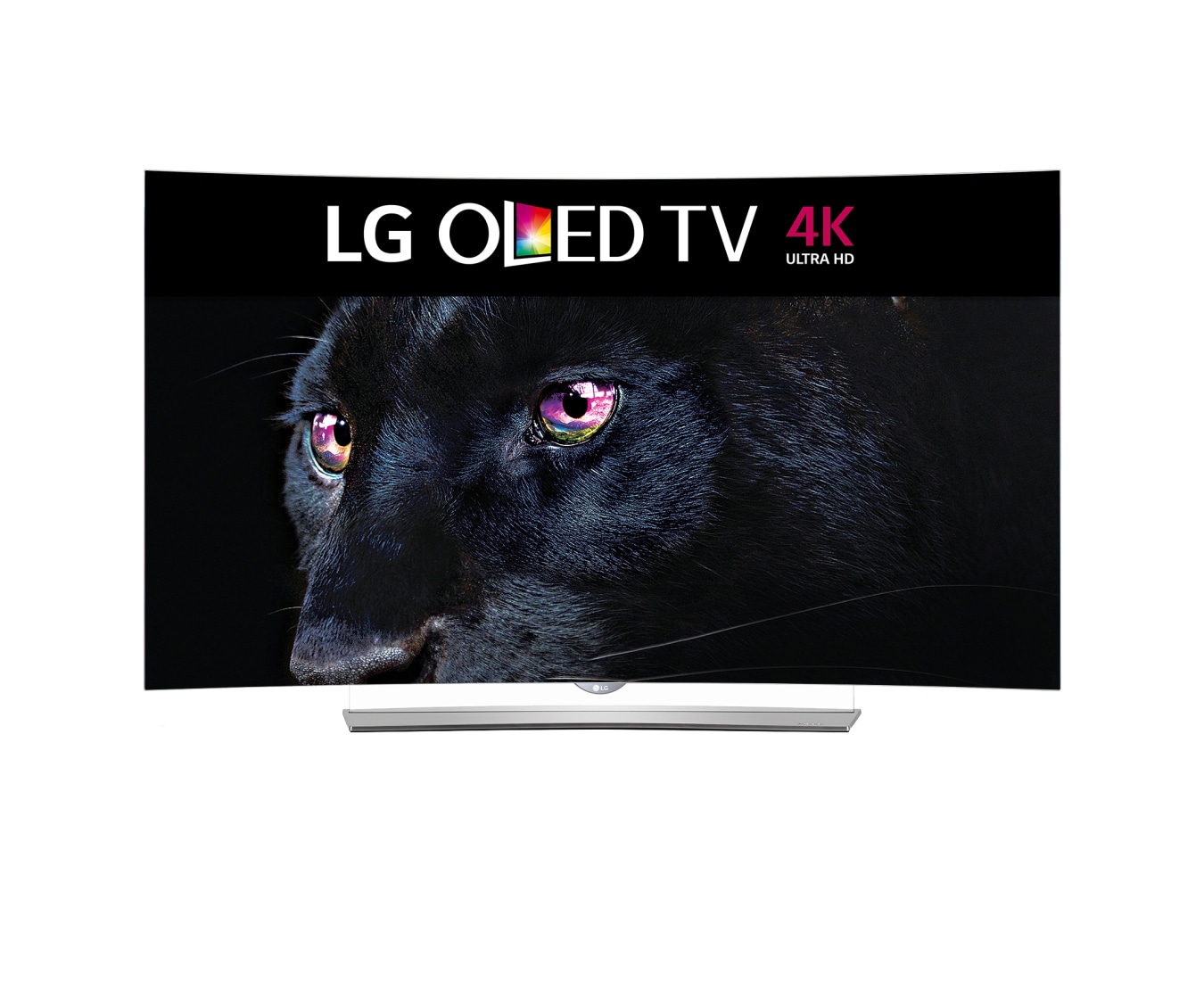 Front view of 4K Ultra HD OLED TV - 65 inch Curved 65EG960T