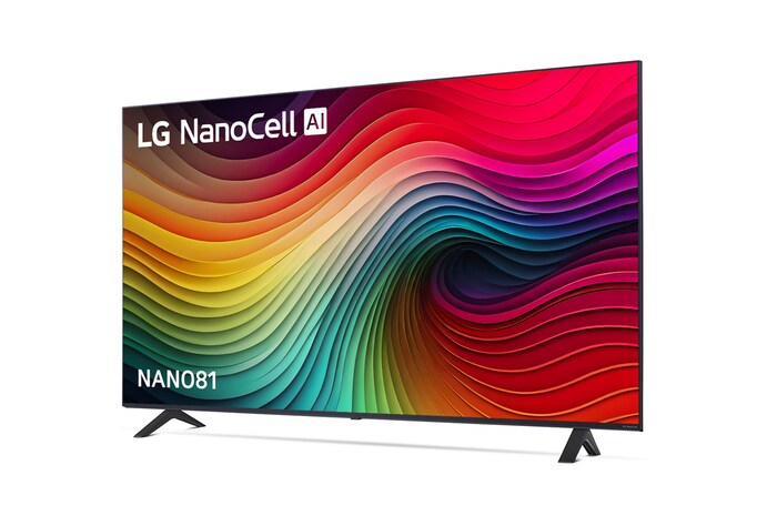 LG 65 Inch LG NanoCell NANO81 4K Smart TV, 65NANO81TSA
