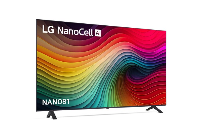 LG 65 Inch LG NanoCell NANO81 4K Smart TV, 65NANO81TSA