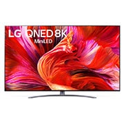 A front view of the LG QNED TV