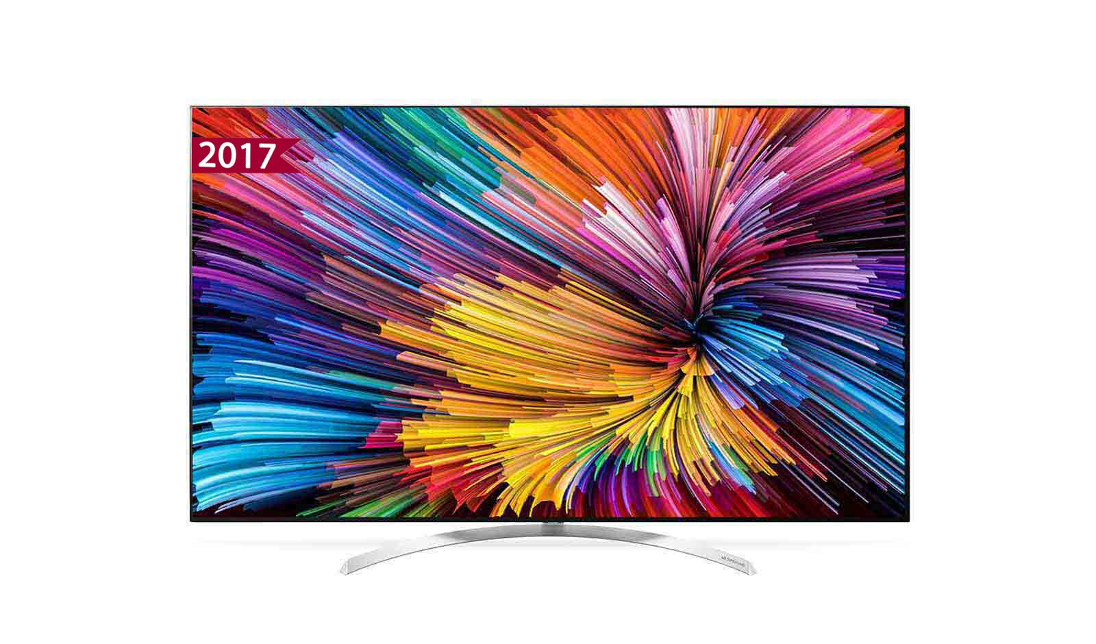 Front view of LG Super UHD 4K TV 65 inch 65SJ850T