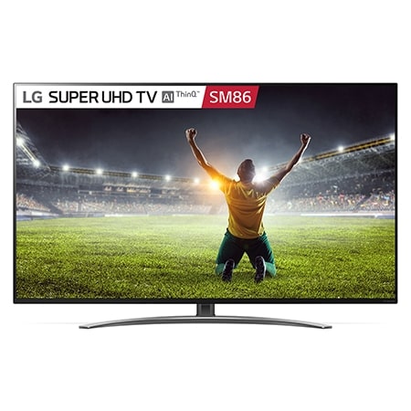 LG Super UHD 4K TV w Tru Motion 200 NanoCell Technology Alpha 7 Gen2 processor Google Assistant 65SM8600PTA LG AU