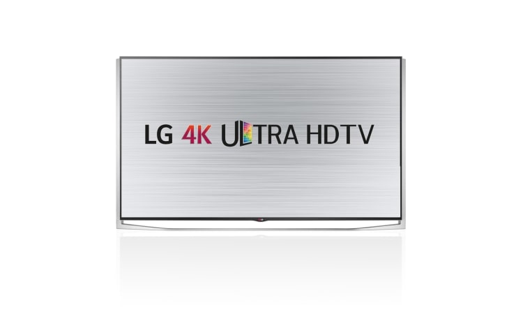 Front view of 65” 4K Ultra HD 200Hz webOS Smart TV 65UB980T