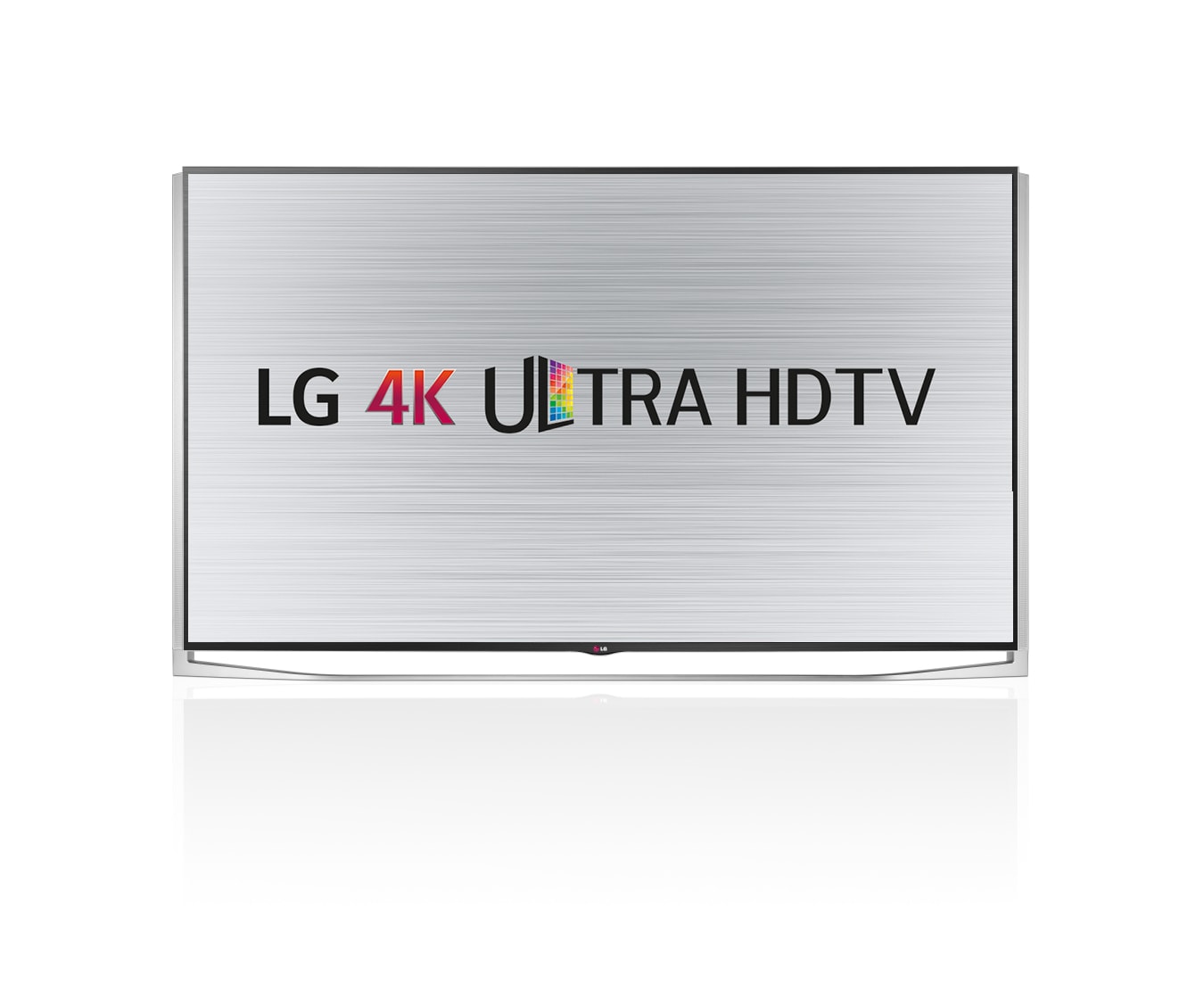 Front view of 65” 4K Ultra HD 200Hz webOS Smart TV 65UB980T
