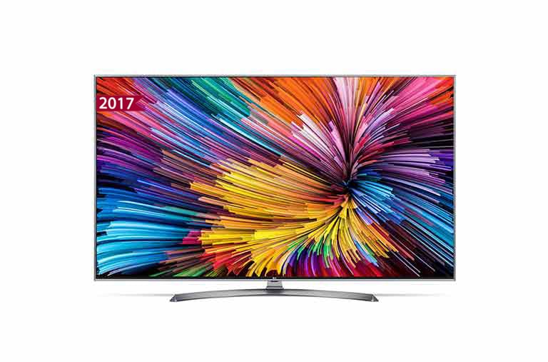 Front view of LG Super UHD 4K TV 65 inch 65UJ752T